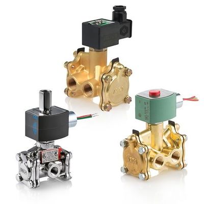 Buy Brass Material 3 Way Solenoid Valves ASCO Series 8316G064 High Flow 1/4 Inch Size online manufacture