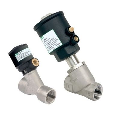 شراء ASCO S290 8290 صمام مقعد زاوية ضغط صمام التحكم بالهواء الفولاذ المقاوم للصدأ التصنيع عبر الإنترنت