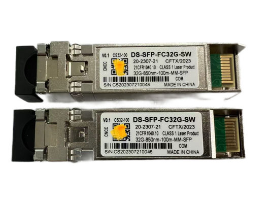 وحدات الإرسال والاستقبال Cisco 32 Gbps Fibre Channel SFP+ تمكن من الاتصال عالي السرعة